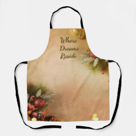 Delantal Where Dreams Reside | Cocina Celestial 