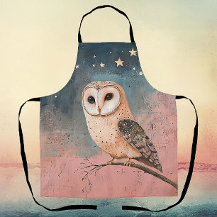 Delantal Whimsical Barn Owl