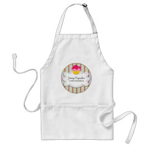 Delantal Whimsical Cupakes Bakery Personalizada