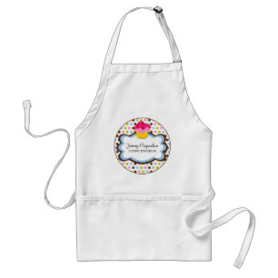Delantal Whimsical Cupcake Bakery Personalizado Apron