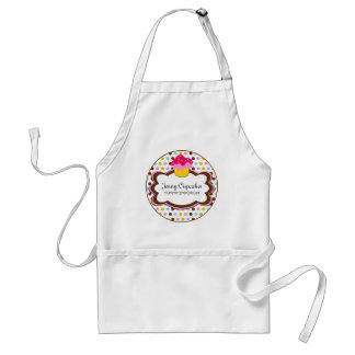 Delantal Whimsical Cupcake Bakery Personalizado Apron