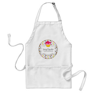 Delantal Whimsical Cupcake Bakery Personalizado Apron