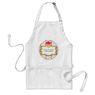 Delantal Whimsical Cupcake Bakery Personalizado Apron