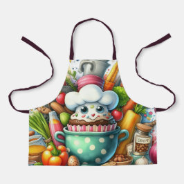 Delantal Whimsical Kitchen Adventure Kids' Apron