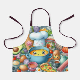 Delantal whimsical Kitchen Adventure Kids' Apron