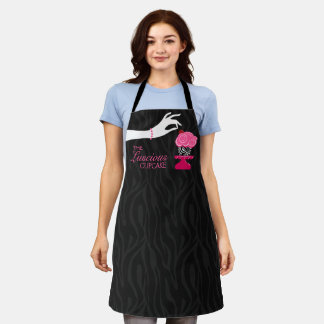 Delantal Whimsical Zebra Cupakes Bakerra