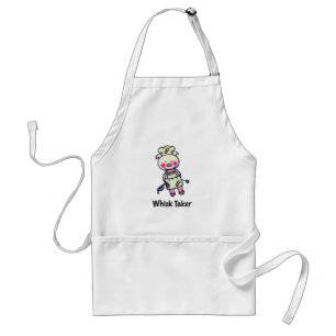 Delantal Whisk Taker Pig - Funny Chef Design