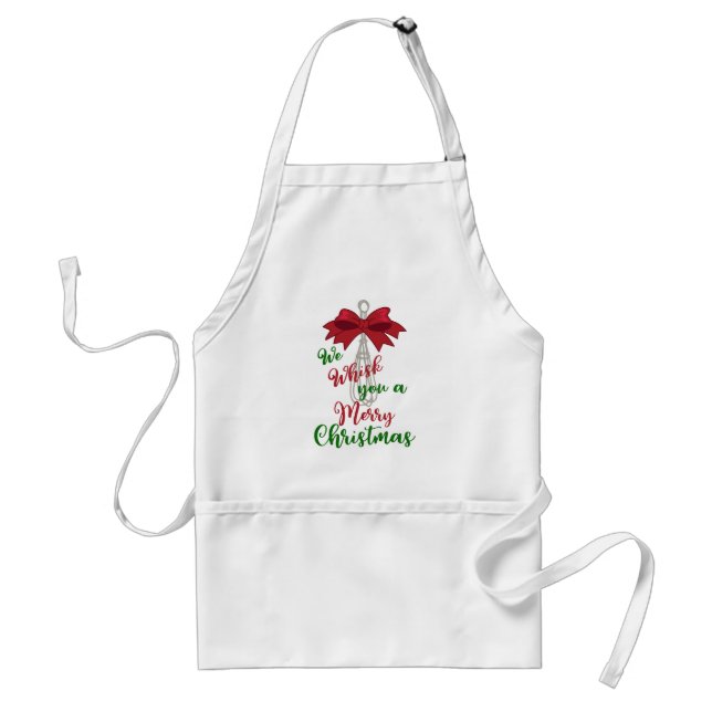 Delantal Whisk You a Merry Christmas (Frente)
