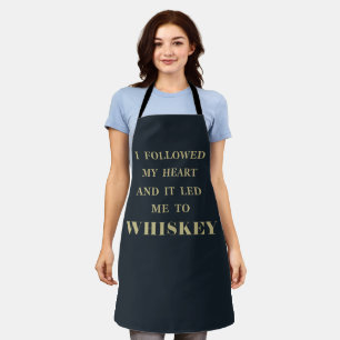 Delantal Whiskey cita graciosos regalos de dichos de alcoho