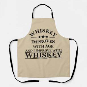 Delantal Whiskey cita graciosos regalos de dichos de alcoho
