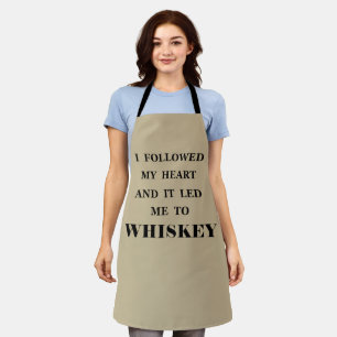 Delantal Whiskey cita graciosos regalos de dichos de alcoho