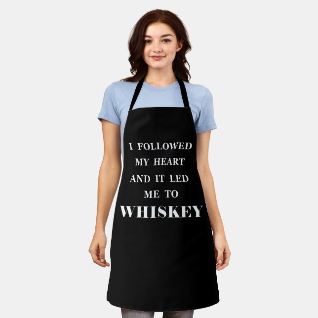 Delantal Whiskey cita graciosos regalos de dichos de alcoho (Gastado)