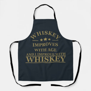 Delantal Whiskey cita graciosos regalos de dichos de alcoho
