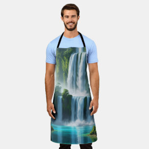 Delantal "Whispers de cascada - Cocina con la mag de la nat