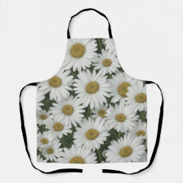 Delantal White Daisies