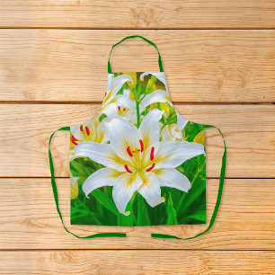 Delantal White Lily