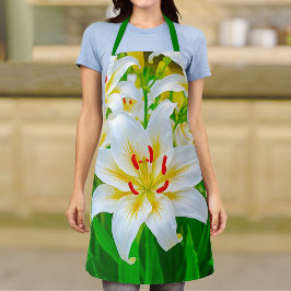 Delantal White Lily