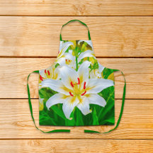 Delantal White Lily