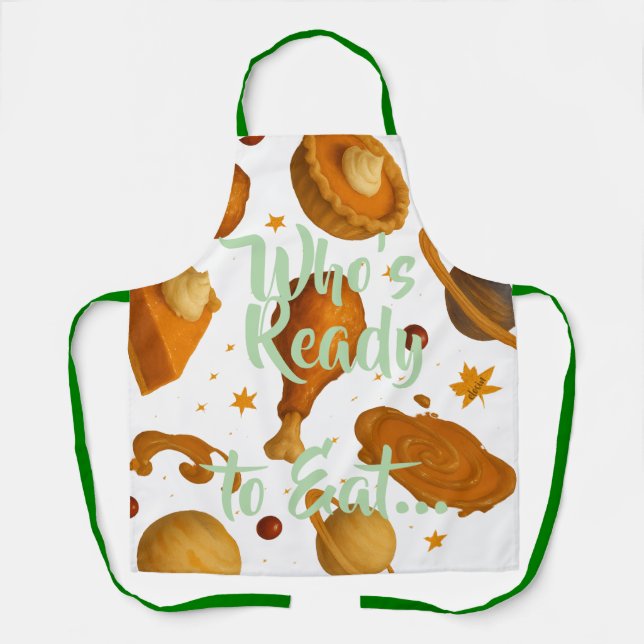Delantal Who's Ready Apron (Anverso)