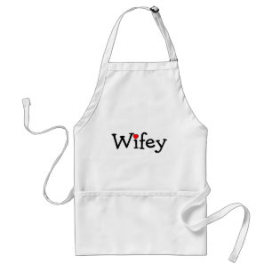 Delantal Wifey con el corazón
