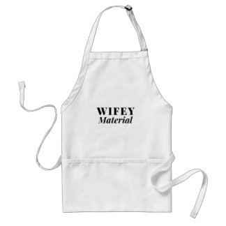 Delantal Wifey Material Apron