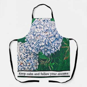 Delantal Wild flower blooming