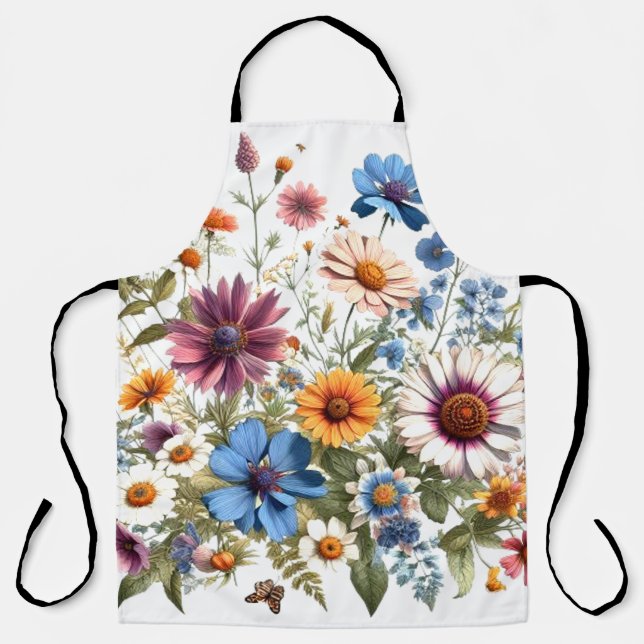 Delantal Wildflowers Unisex Apron (Anverso)