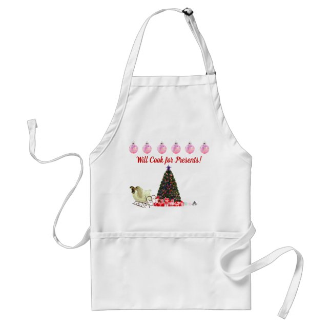 Delantal Will Work for Presents Apron (Frente)