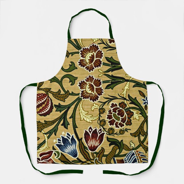 Delantal William Morris - Brocado (Anverso)