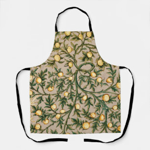 Delantal William Morris Floral Fruta Jardín Flor Clásico