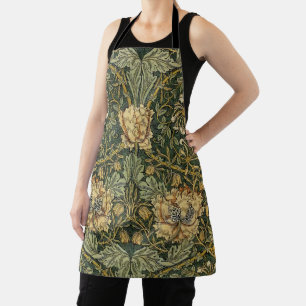 Delantal William Morris Honeysuckle Green Floral