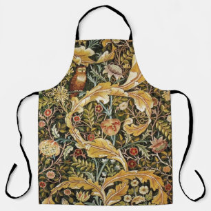 Delantal William Morris Owl an Acanthus