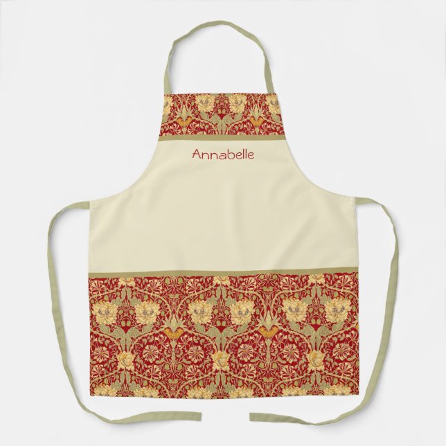 Delantal William Morris Personaliza Apron (Anverso)