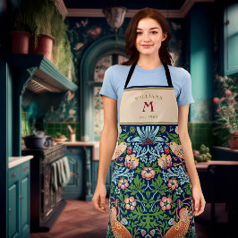 Delantal William Morris Strawberry Thief Apron