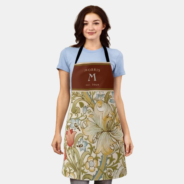Delantal William Morris Strawberry Thief Apron (Gastado)