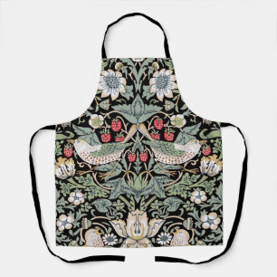 Delantal William Morris Strawberry Thief I Aves Negras