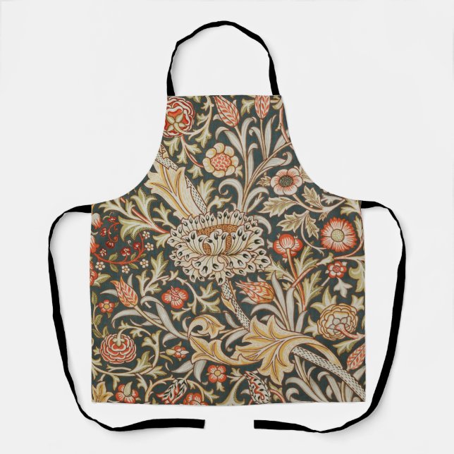Delantal William Morris Trent Garden Flower Classic Botanic (Anverso)