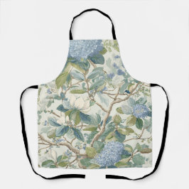 Delantal Willow Little Magnolia Wallpaper Floral Coastal