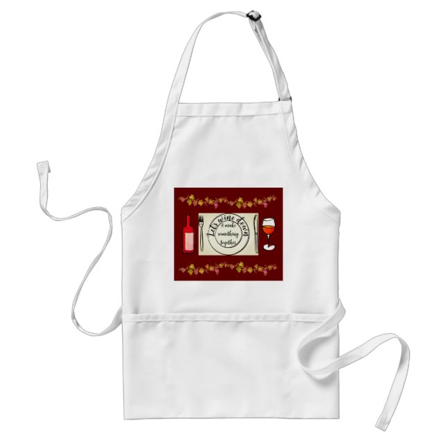 Delantal Wine Down Apron (Frente)