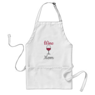 Delantal Wine Mom