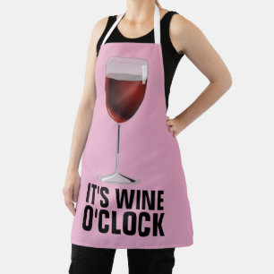 DELANTAL WINE O'CLOCK APRON