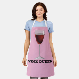 DELANTAL WINE QUEEN APRON