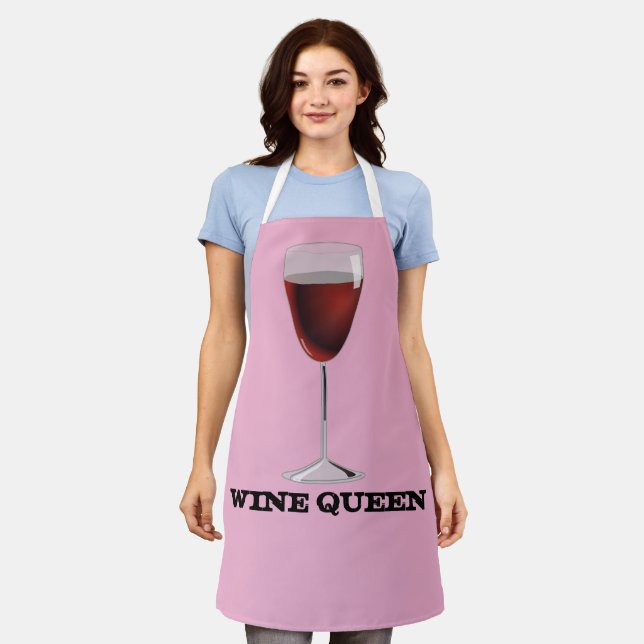 DELANTAL WINE QUEEN APRON (Gastado)