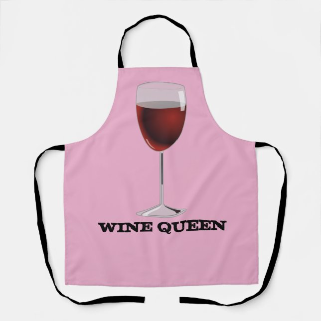 DELANTAL WINE QUEEN APRON (Anverso)