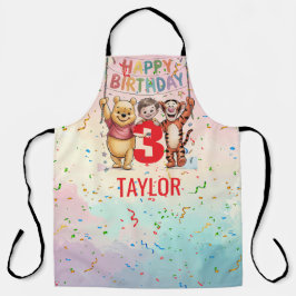 Delantal Winnie the Pooh | Happy Birthday