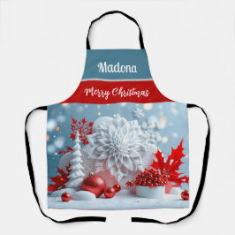 Delantal Winter Blossom Composition