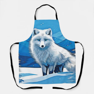 Delantal Winter Fox Art