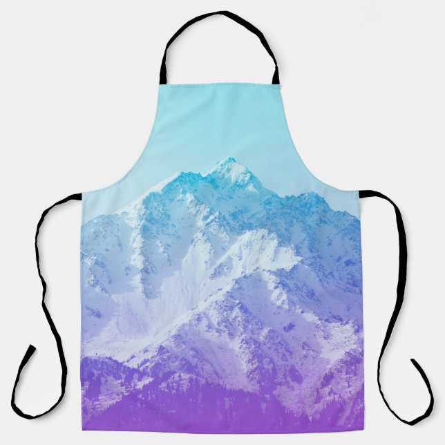 Delantal Winter mountain peakmountain,hipster,peak,photo,ba (Anverso)