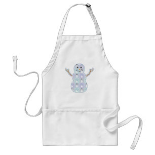 Delantal Winter Quilt Apron