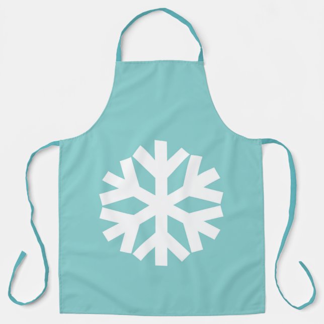 Delantal Winter snowflake (Anverso)